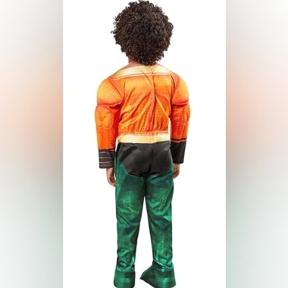 ☆SHIPS ASAP☆NWT DC League of Super Pets☆Toddler 4T unisex "Aquaman" Costume☆ - Picture 2 of 3